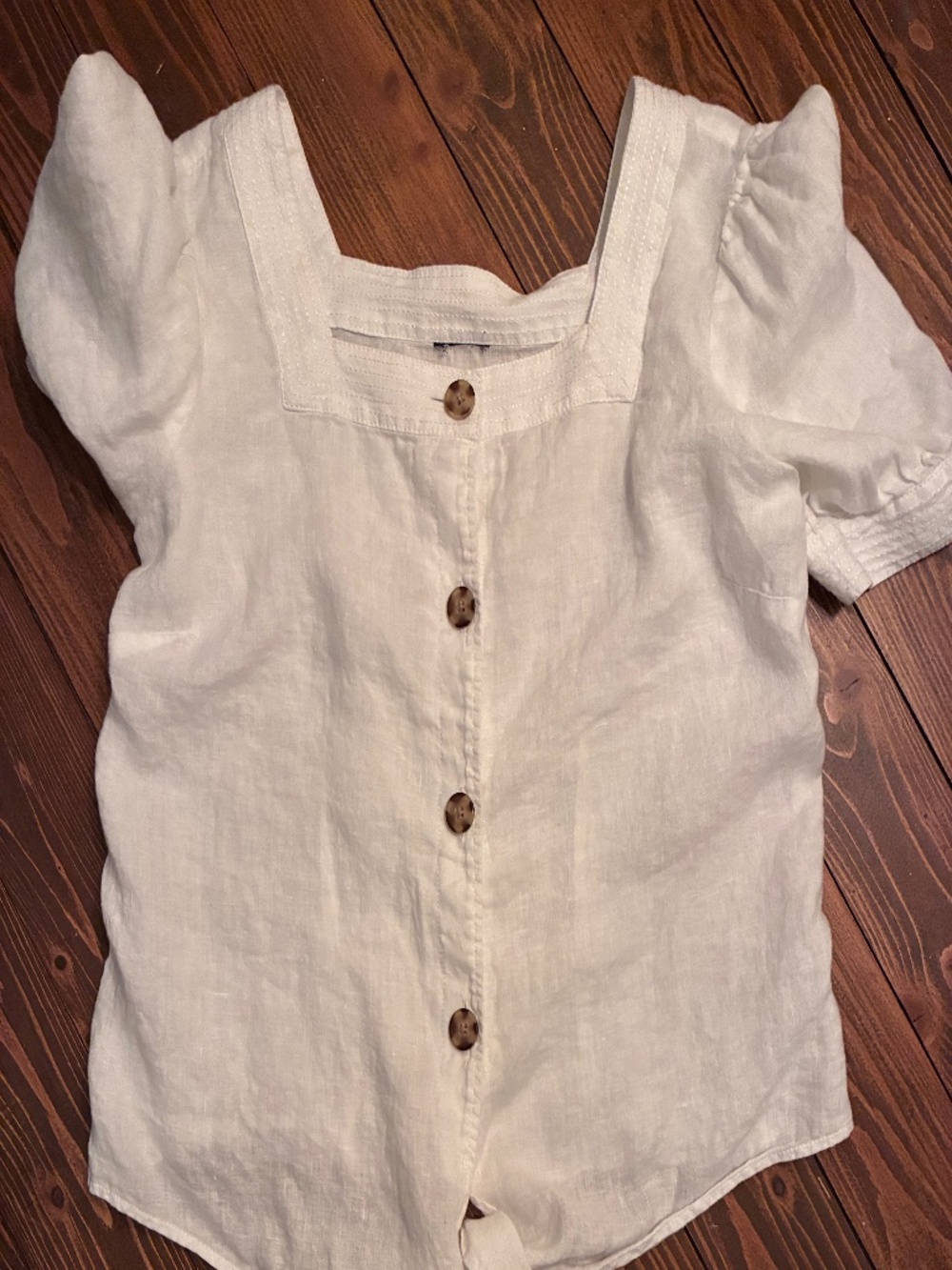 White summer shirt